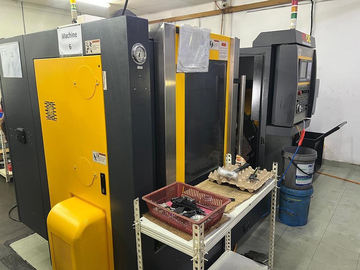 Used Mike Machine MC8500H Slant Bed CNC Lathe Year 2017