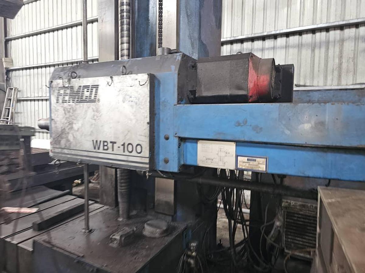 Used Femco WBT-100 Horizontal Boring Mill Year 1992