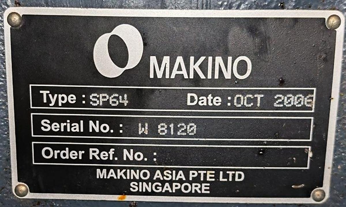 Used Makino SP64 CNC Wire EDM Year 2006