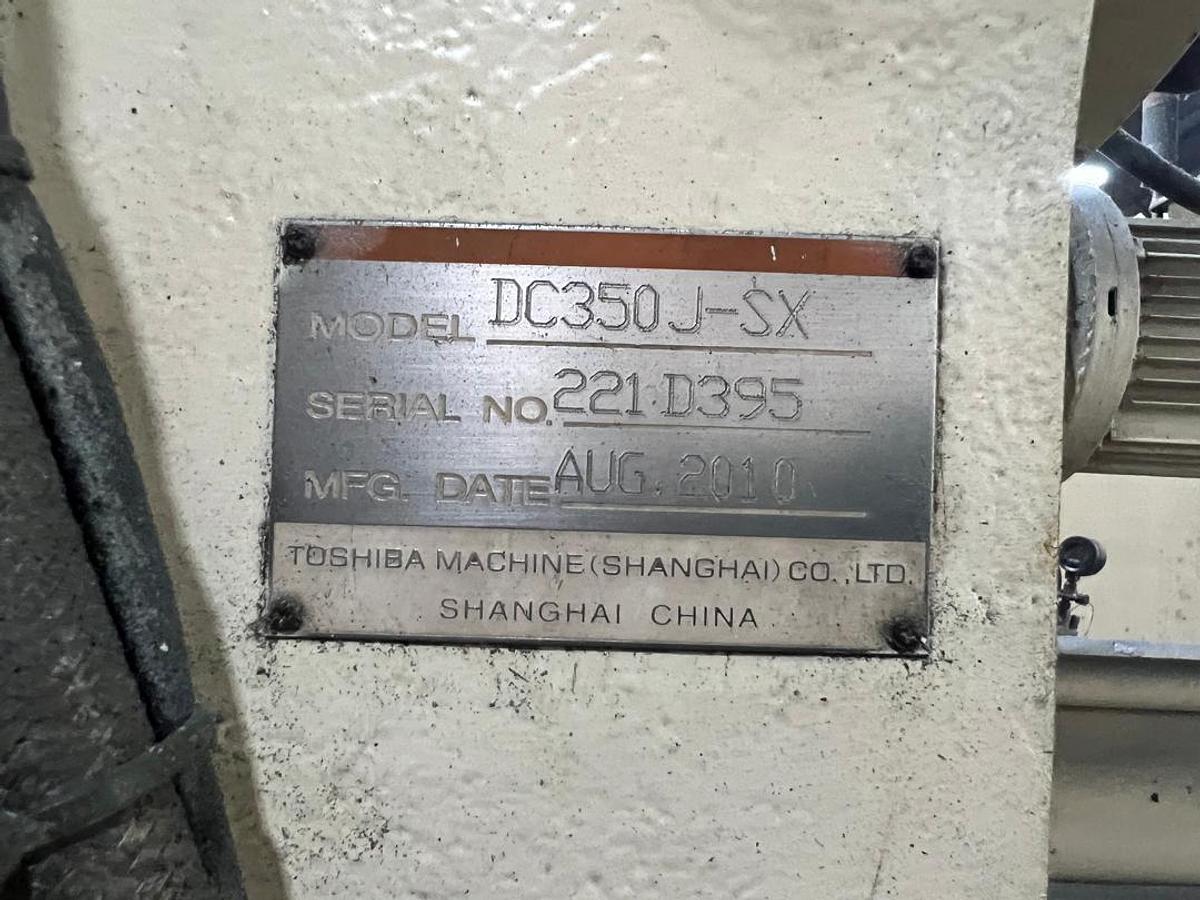 Used Toshiba DC350 J-SX Die Casting Machine Year 2010