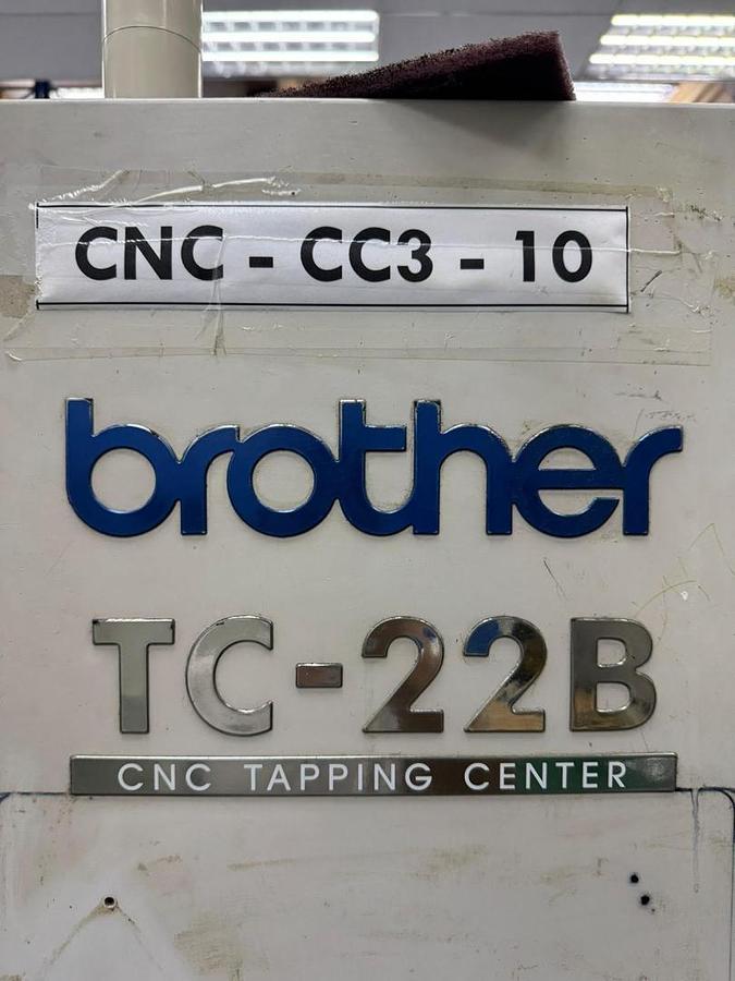 Used Brother TC-22B Vertical Machining Center Year 2010