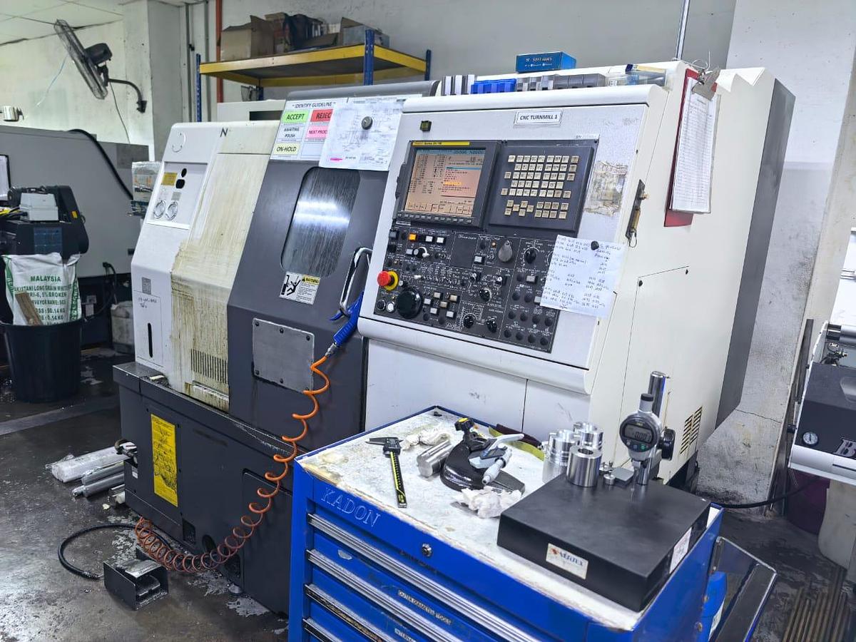 Used Nakamura-Tome SC-200 CNC Lathe Year 2010
