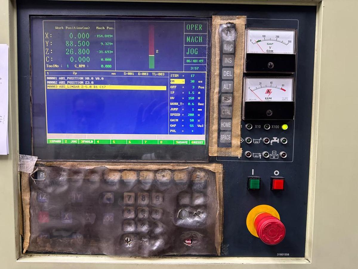Used Sure First CNC-326 Die Sinking EDM Year 2006