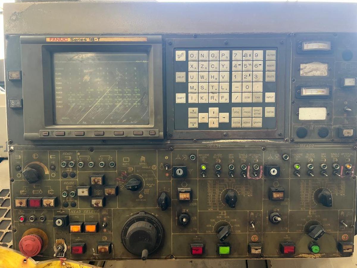 Used Goodway GTS150X CNC Turning Center Year 2003