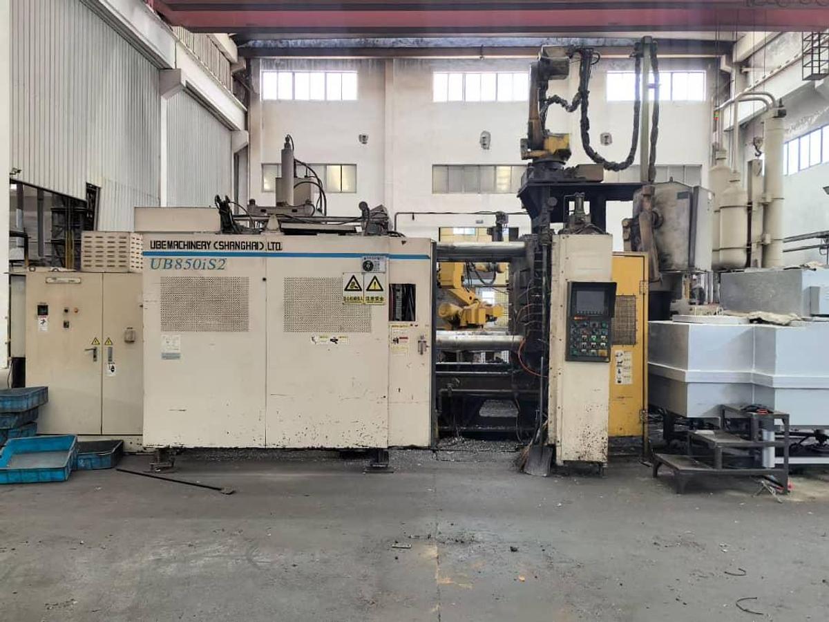 Used UBE UB850iS2 Die Casting Machine Year 2016