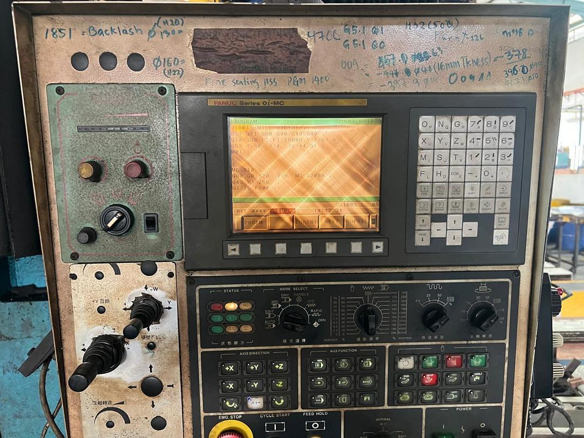 Used Yeong Chyn 6000mm Double Column Machining Center