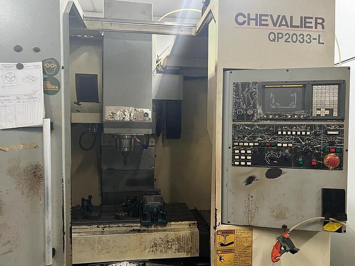 Used CHEVALIER QP2033-L Vertical Machining Center