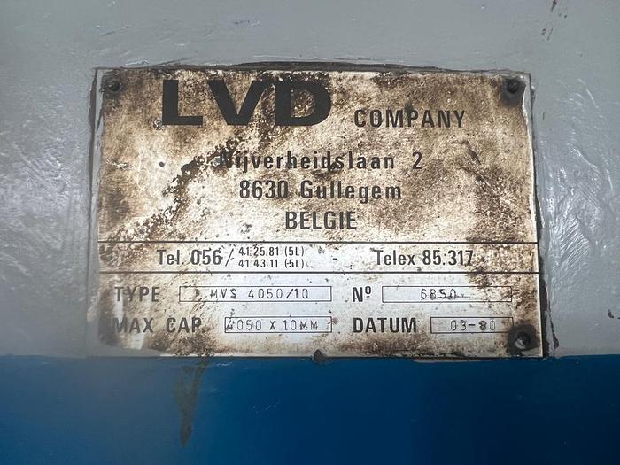Used LVD Shearing Machine 10mmx4050mm 