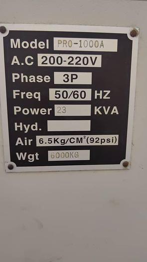 Used Hartford PRO-1000A Year 2004 Vertical Machining Centre