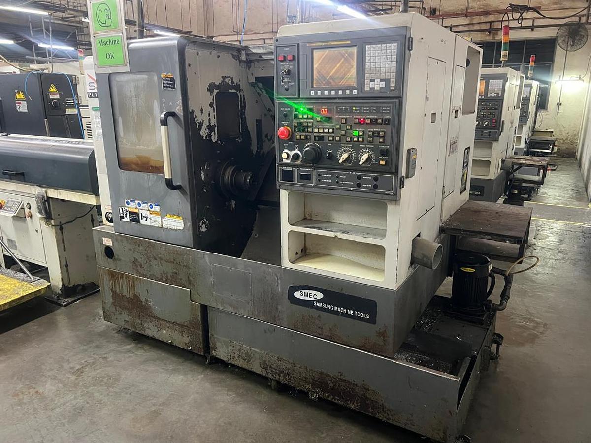 Used SMEC Samsung PLC1600C CNC Turning Center Year 2013