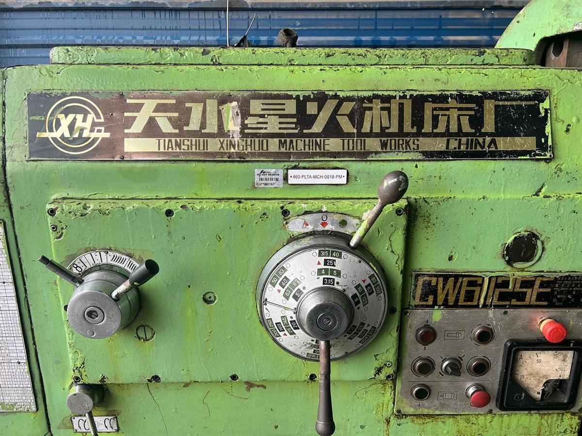 Used Tianshui CW61125E Conventional Lathe