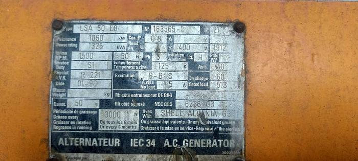 Used Caterpillar Gen Set 1250KVA Source 24.01.25