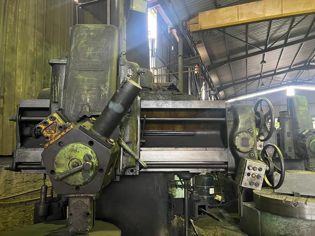 Used Webster Bennet Vertical Turning Lathe 1200mm