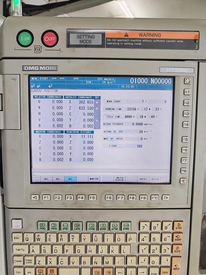 Used DMG Mori Seiki NLX2500Y/700 CNC Turning Center Year 2015