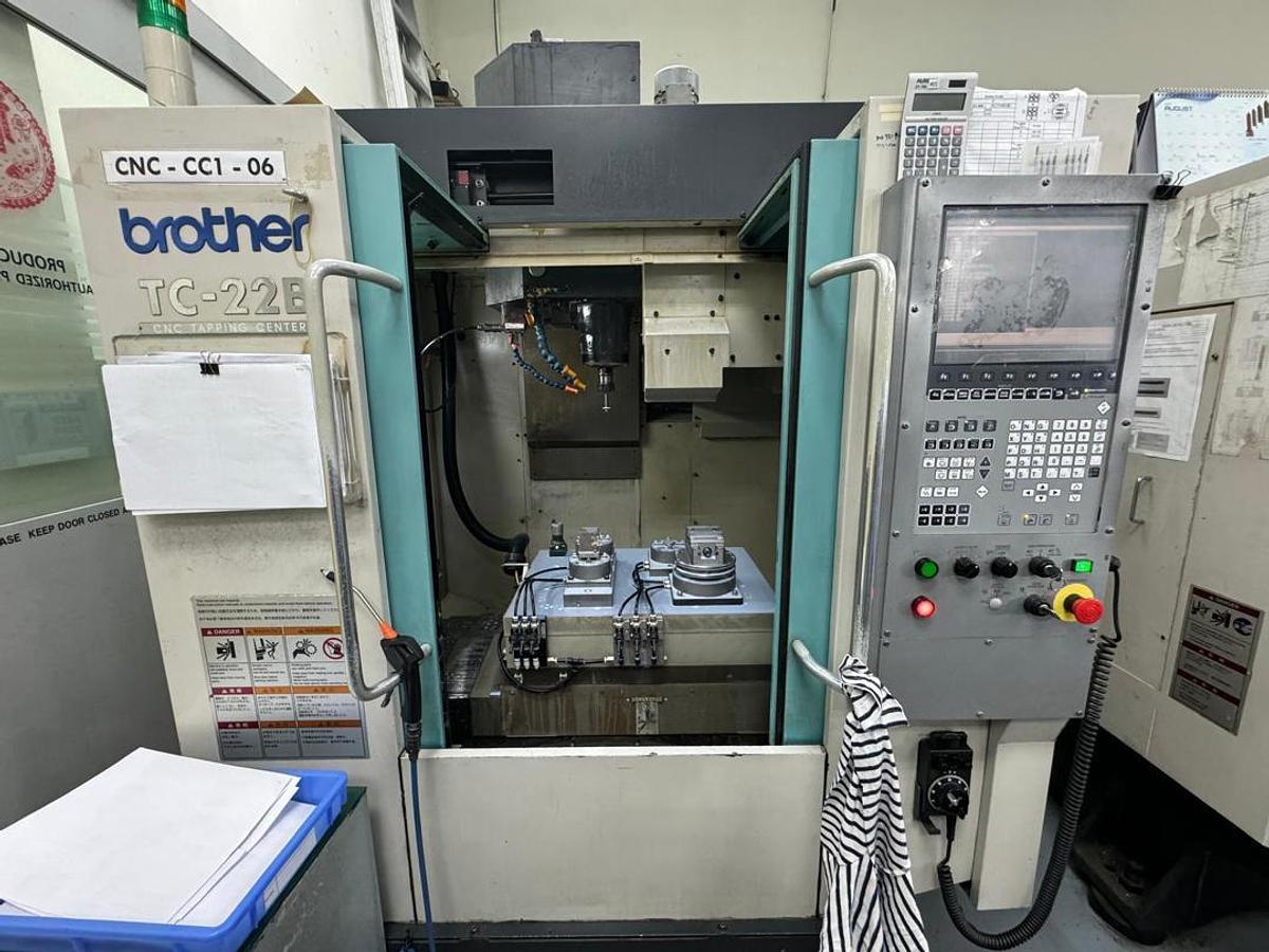Used Brother TC-22B Vertical Machining Center Year 2010