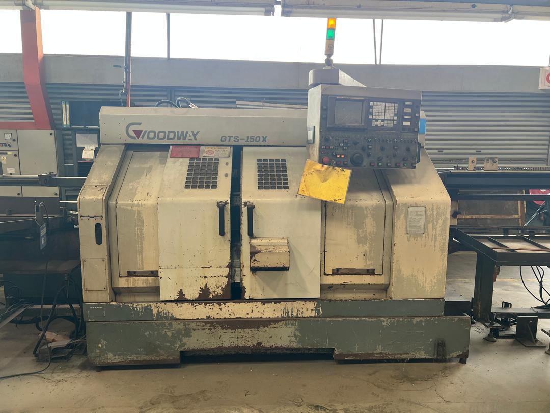 Used Goodway GTS150X CNC Turning Center Year 2003