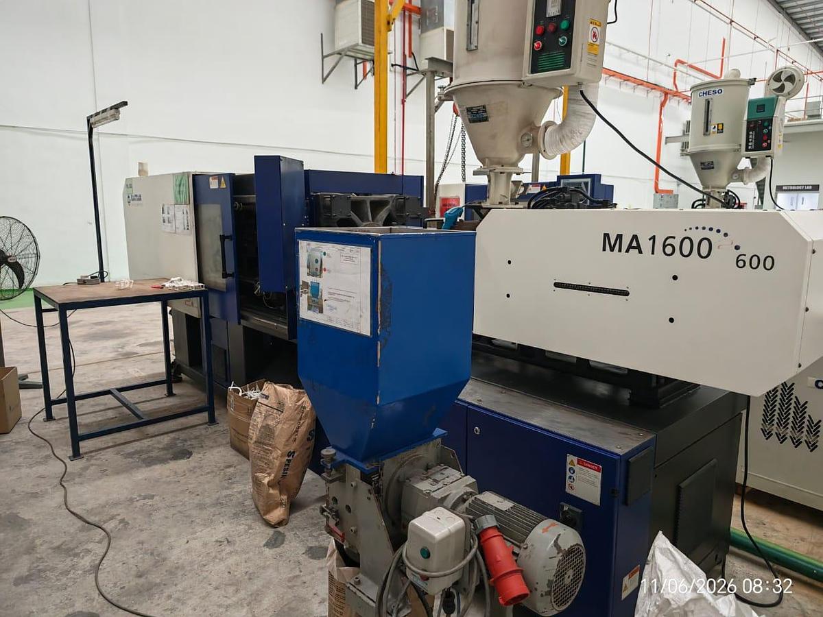 Used Haitian MA1600 II 160T Plastic Injection Molding Year 2018