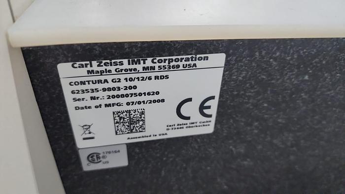 Used ZEISS CONTURA G2 Coordinate-measuring machine (CMM)