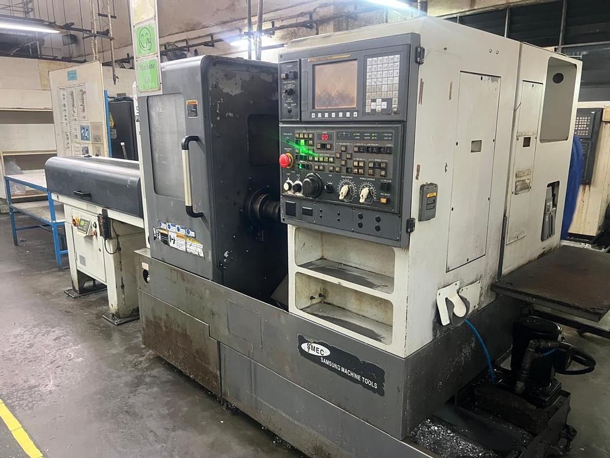 Used SMEC Samsung PLC1600C CNC Turning Center Year 2013