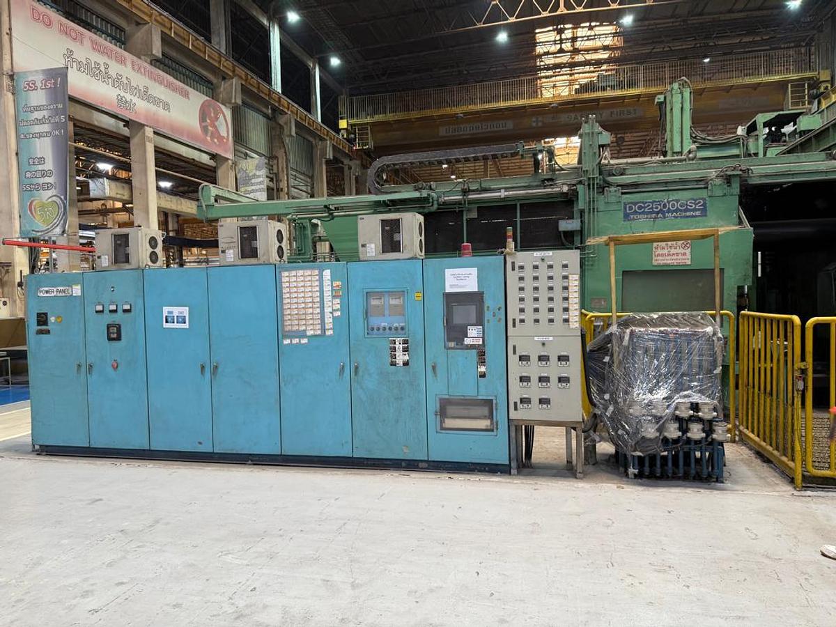 Used Toshiba DC2500CS2 Die Casting Machine Year 2006
