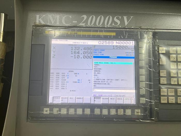 Used Double Column Machine KMC2000 Year 2019
