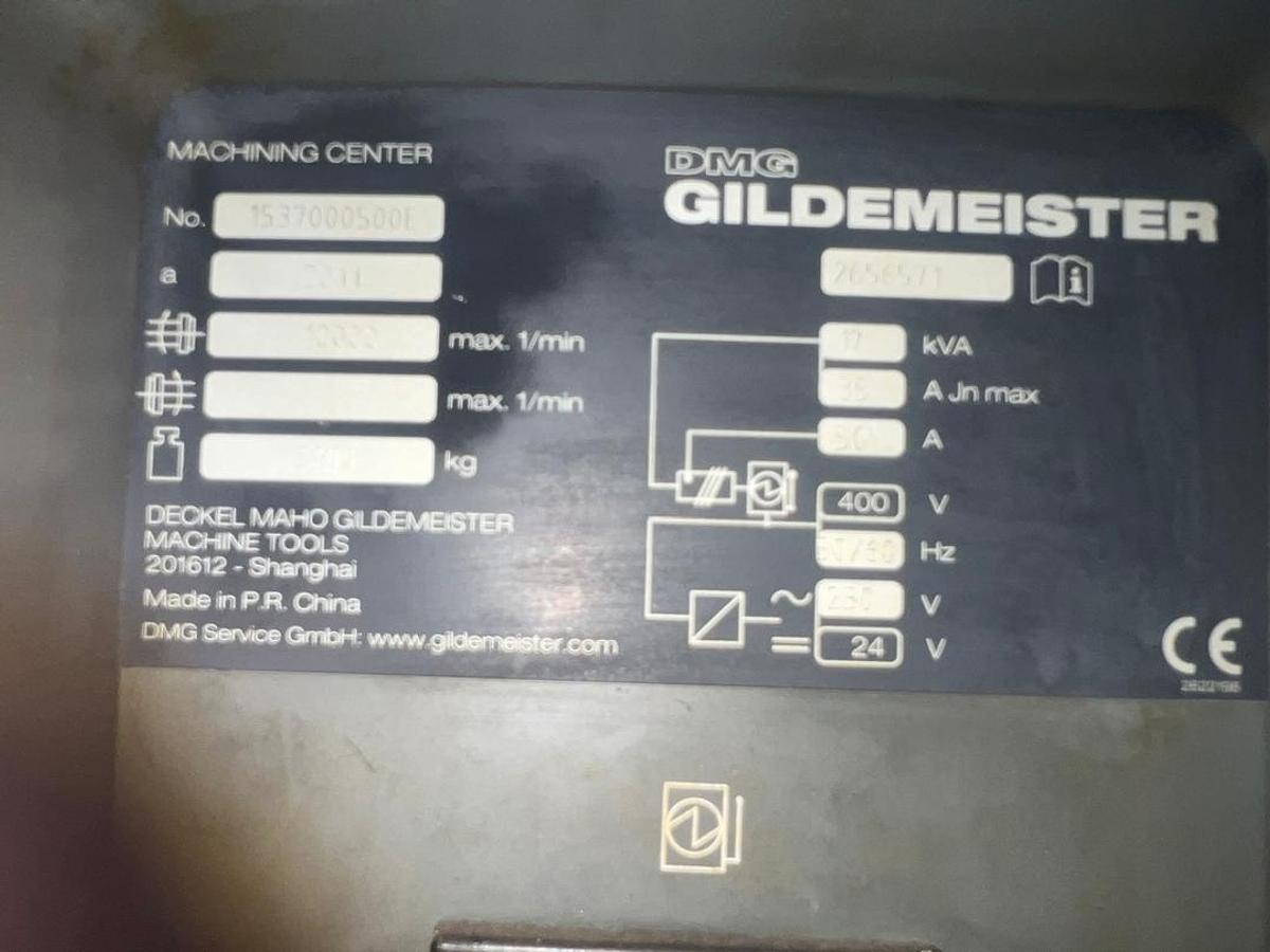 Used DMG DMC 635 V ECO Vertical Machining Center Year 2011