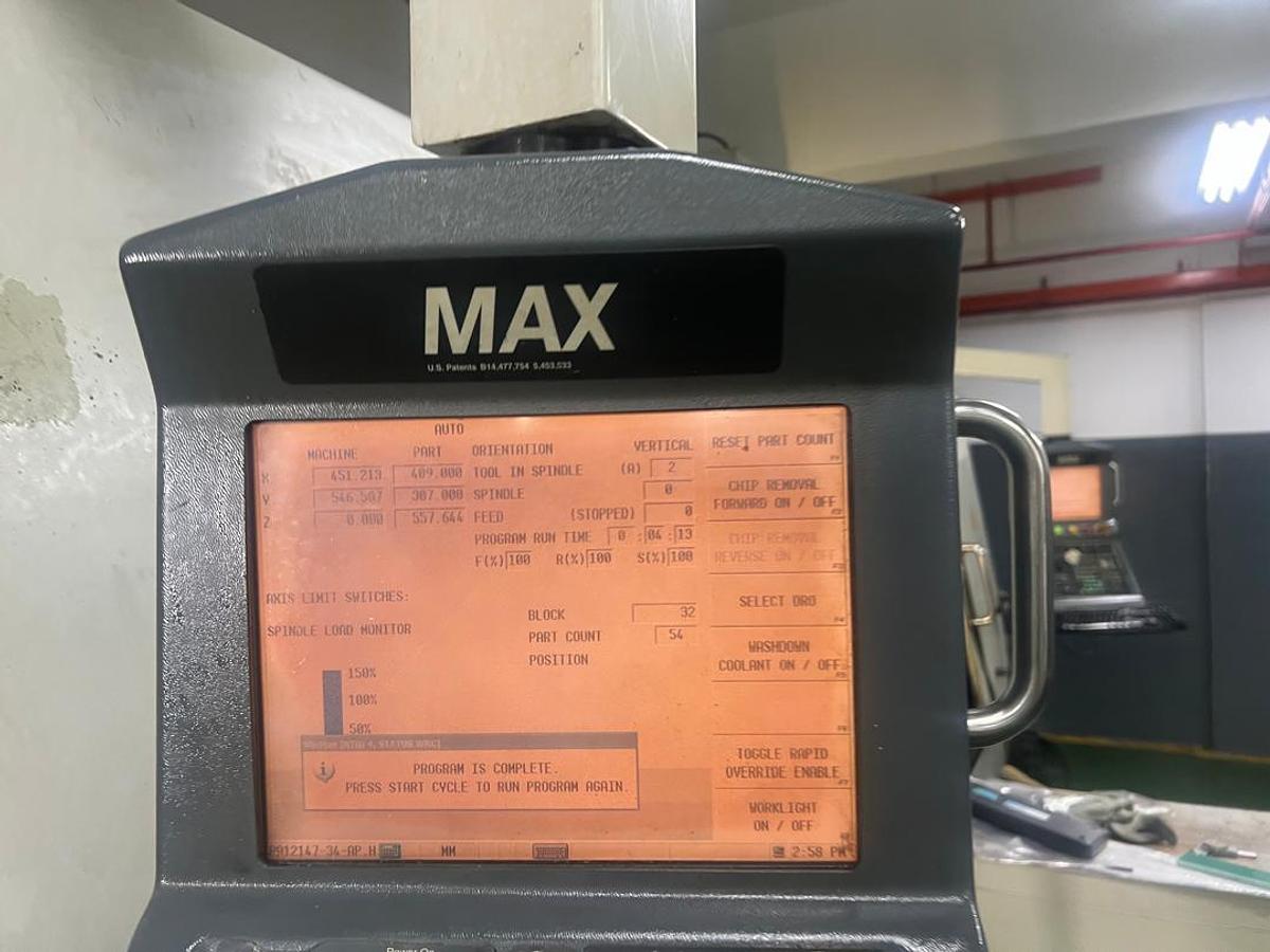 Used Hurco VMX42 Vertical Machining Center Year 2010