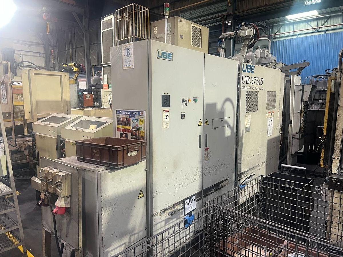 Used UBE UB375iS Die Casting Machine Year 2010