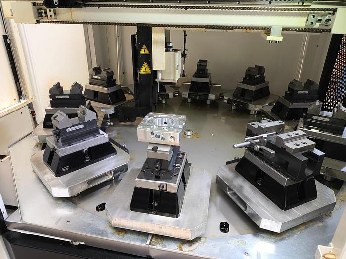 Used Year 2015 DMU50 with Pallet changer 10 stations 5 Axis Universal Machining Center source Alvin 18.10.24