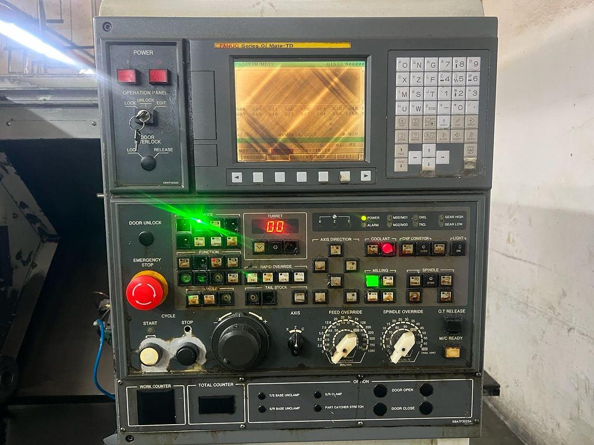 Used SMEC Samsung PLC1600C CNC Turning Center Year 2013