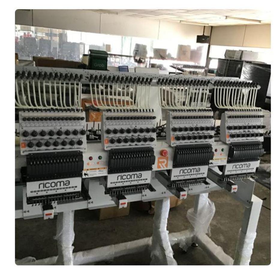 Used Ricoma MT-1504 Textile Machine