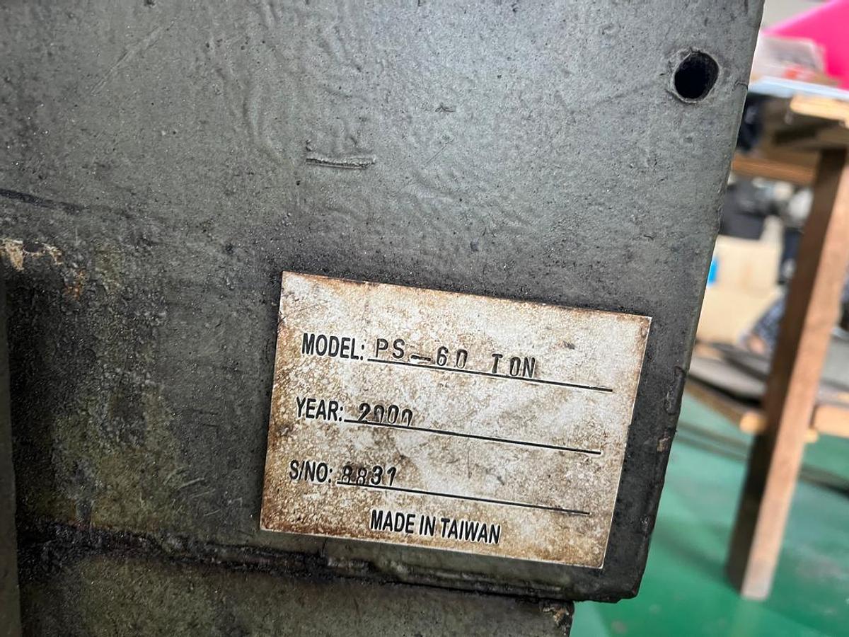 Used Producer PS-60T Hot Chamber Die Casting Machine Year 2000