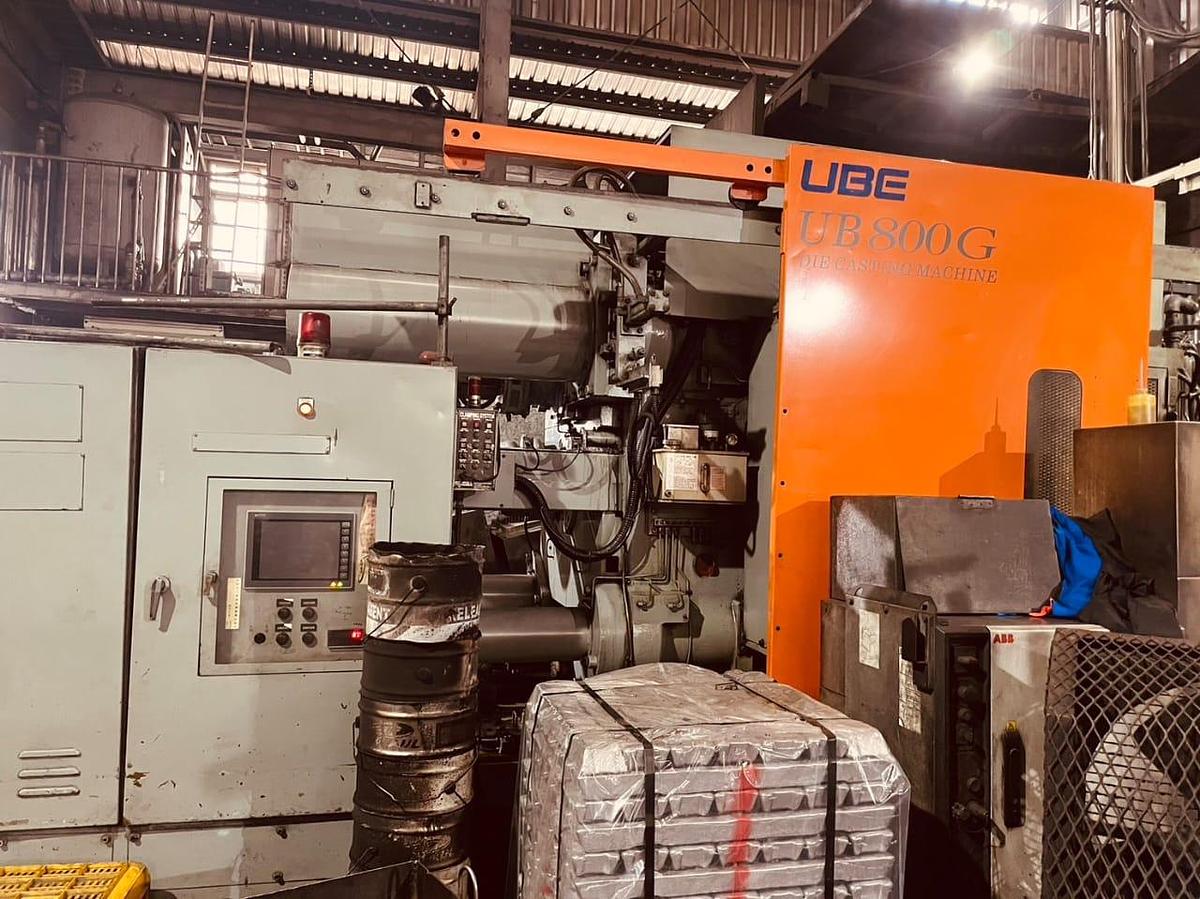 Used UBE 800T Model UB800G Die Casting Machine