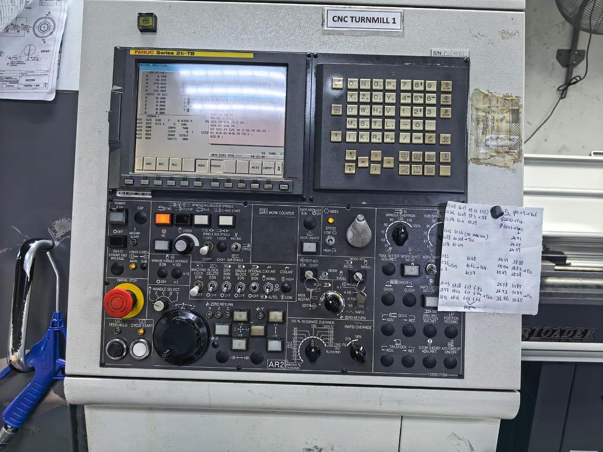 Used Nakamura-Tome SC-200 CNC Lathe Year 2010