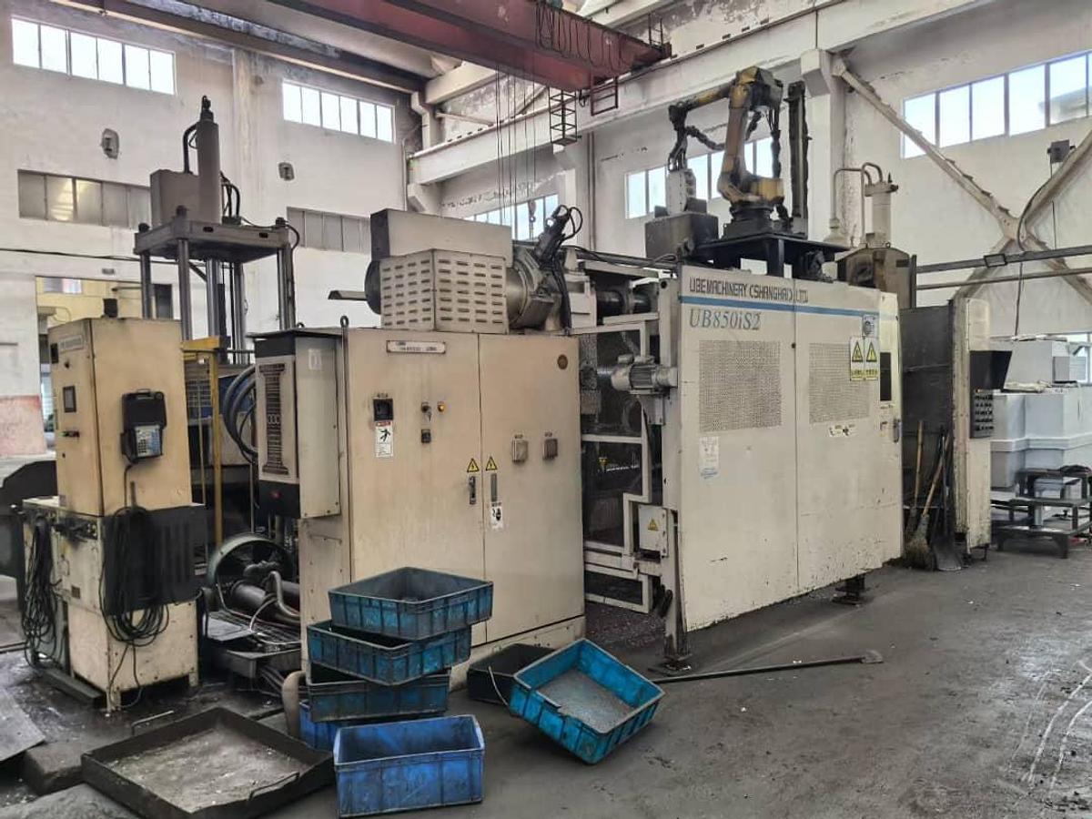 Used UBE UB850iS2 Die Casting Machine Year 2016
