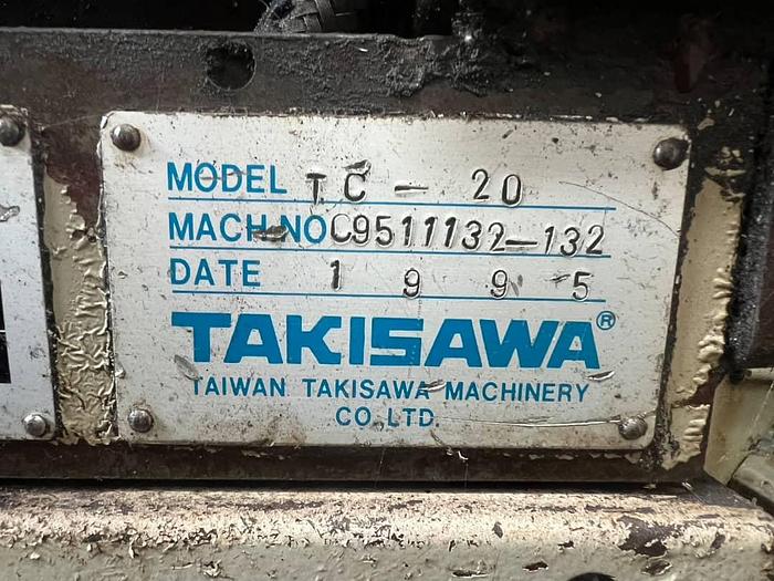 Used Takisawa TC-20 CNC Lathe Year 1995