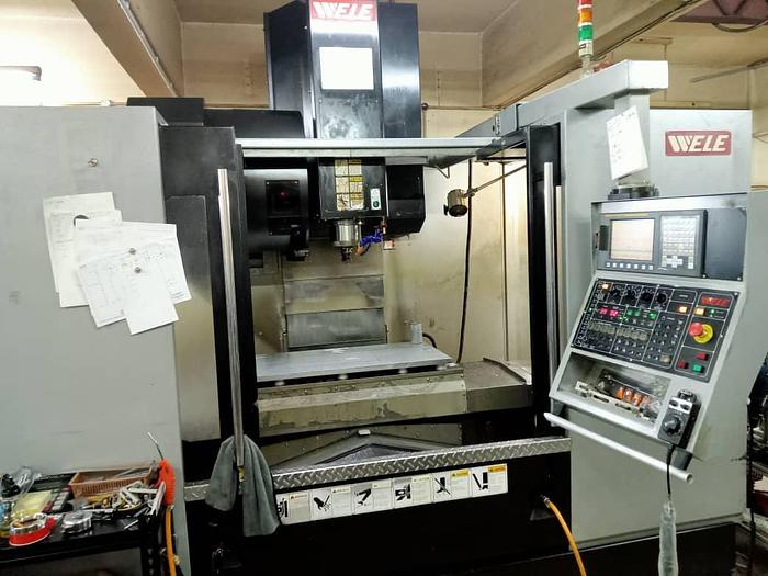 Used Wele AQ1050 Vertical Machining Centers Year 2012