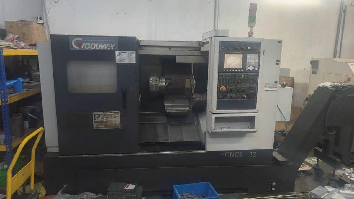Used Goodway GLS 1500 LS CNC Lathe Year 2014