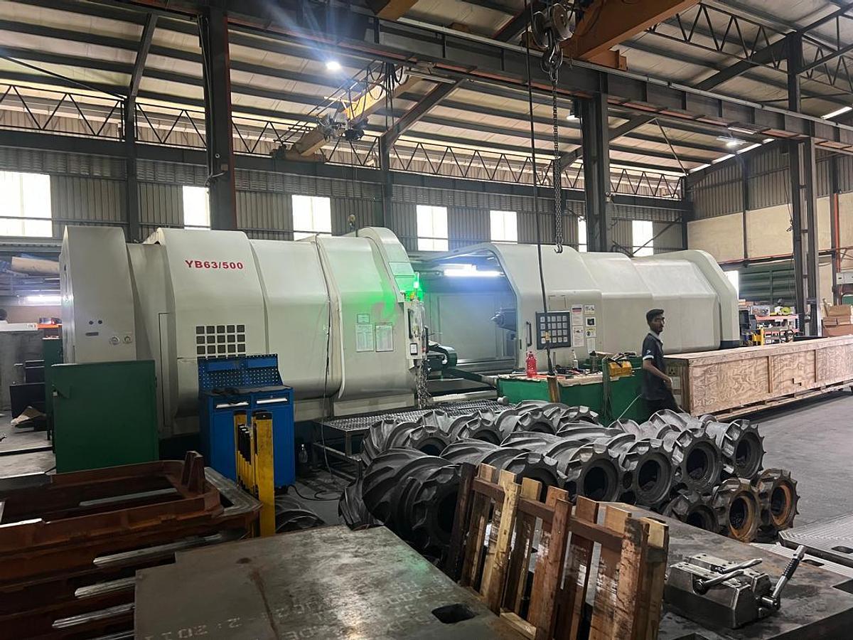 Used You Ji YB63/500 CNC Flat Bed Turning Lathe Year 2016