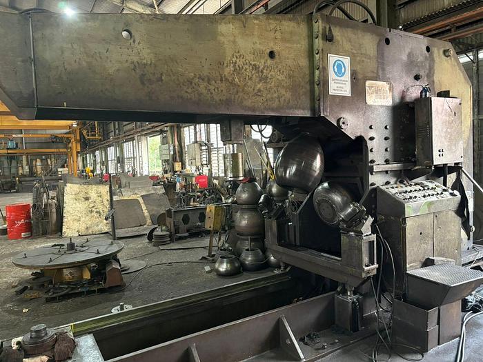 Used Boldrino 170T and Malco FM25x5000 Flanging and Dishing Machine