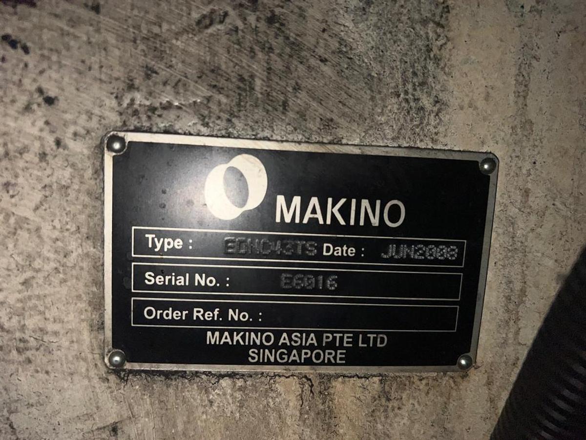 Used Makino EDNC43TS Die Sinking EDM Year 2008