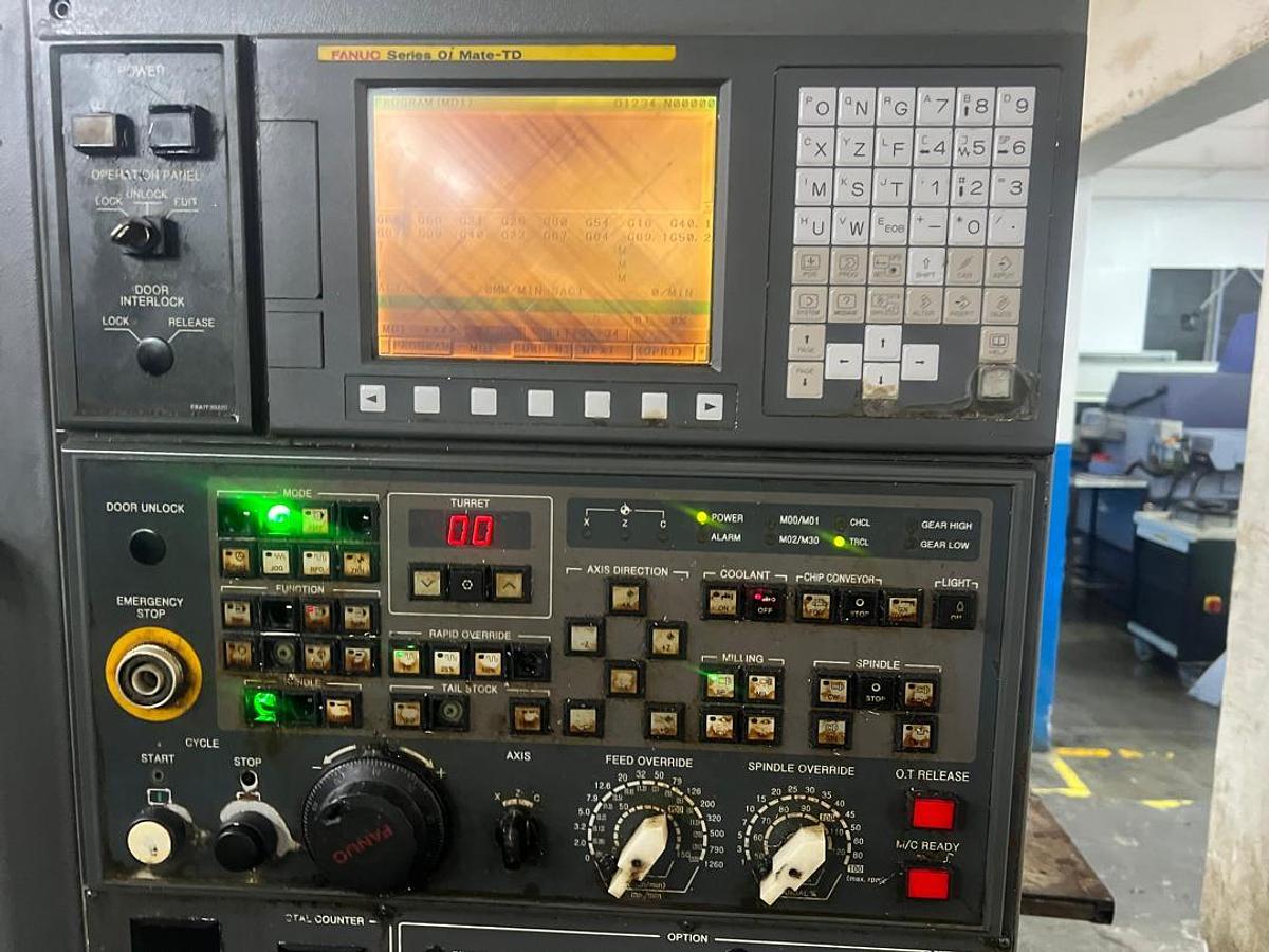 Used SMEC Samsung PLC1600C CNC Turning Center Year 2013