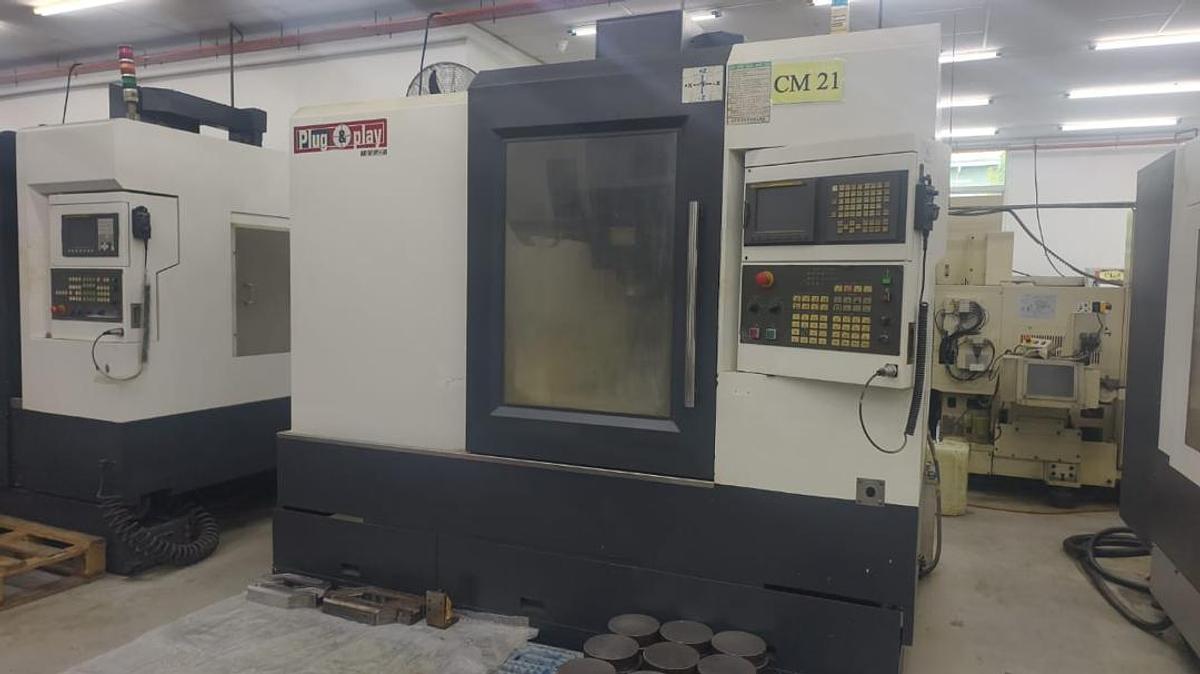 Used Hartford Plug and Play MVP-8A Vertical Machining Center Year 2004