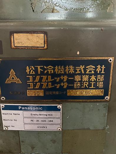 Used ENSHU Milling Machine 