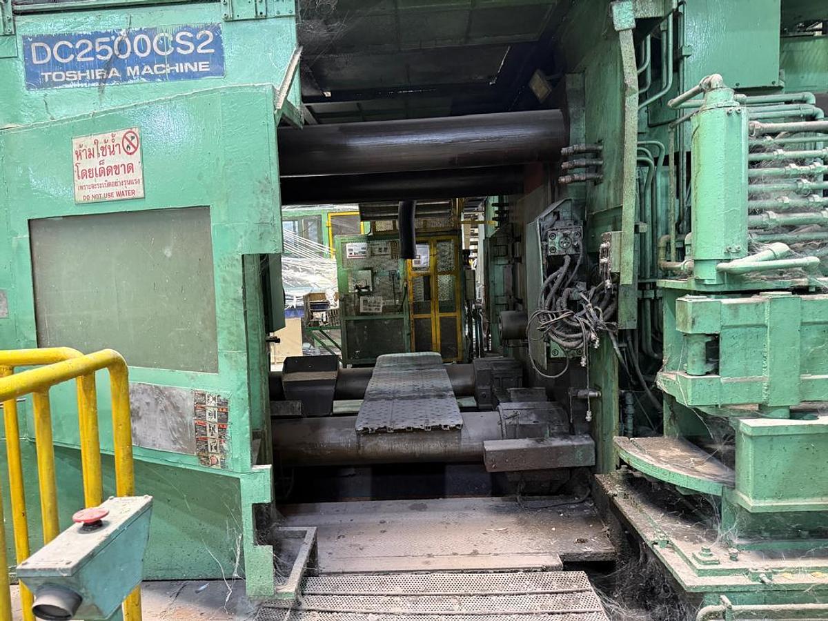 Used Toshiba DC2500CS2 Die Casting Machine Year 2006