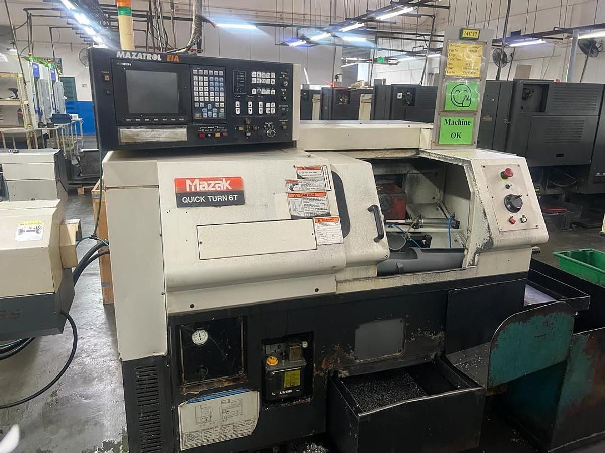 Used Mazak Quick Turn 6T CNC Turning Center Year 2009