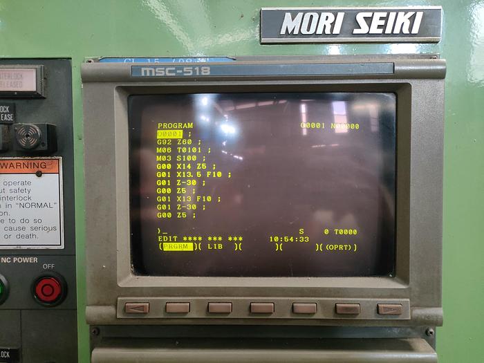 Used Year 1995 Mori Seiki CL-15 CNC Lathe