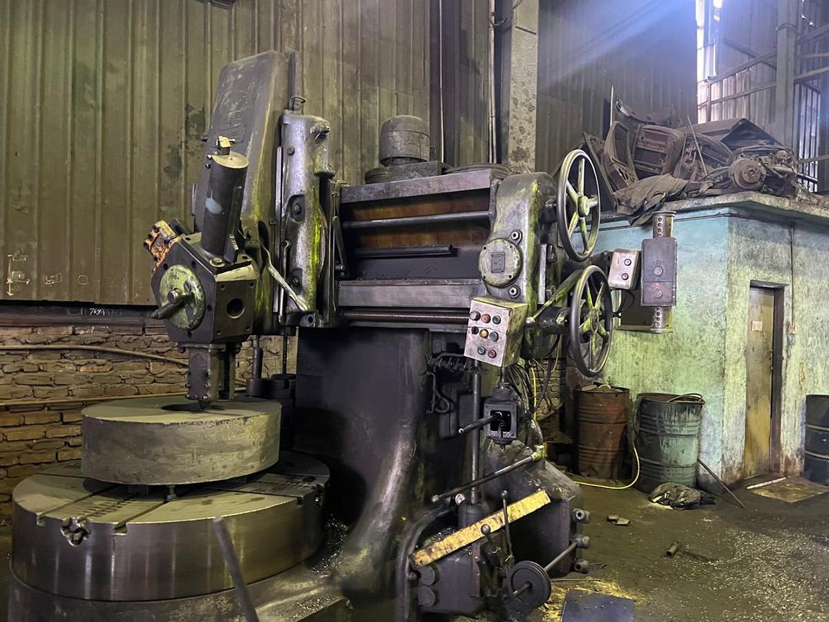 Used Webster Bennet Vertical Turning Lathe 1200mm