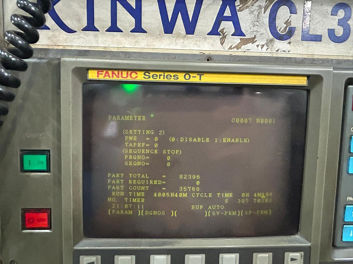 Used Kinwa CL38A-2000 CNC Lathe