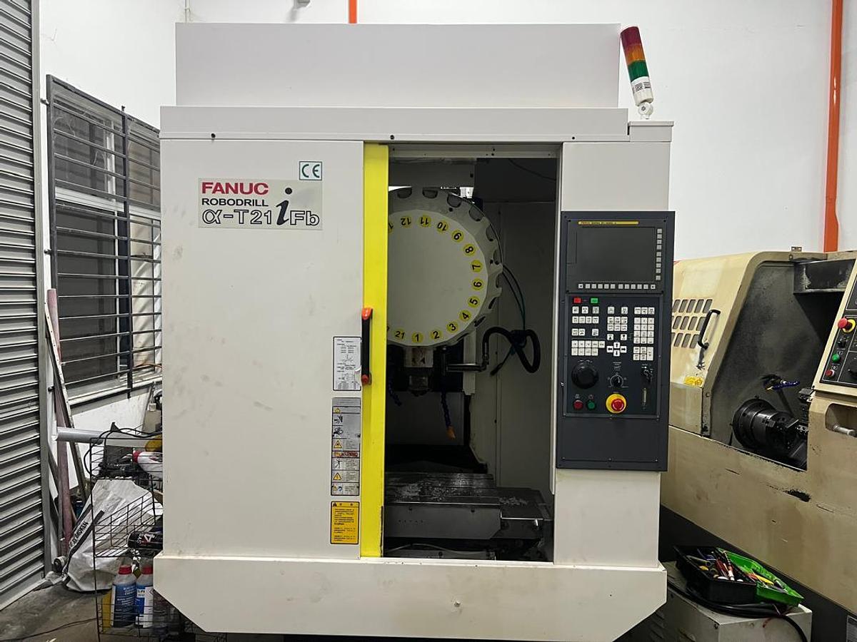 Used Fanuc Robodrill T21iFB Vertical Machining Center Year 2013